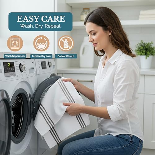 Casa Platino Kitchen Towel Set 8 Pc - Image 3