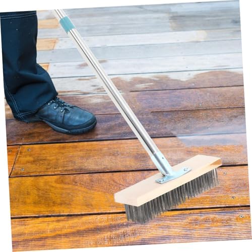 MERRYHAPY Stainless Steel Heavy Duty Deck Scrub Brush - Image 4