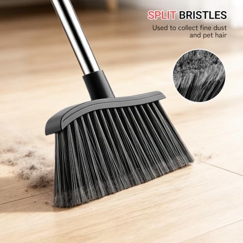 Angle Broom, 59‑in Long Handle Kitchen Brooms - Image 4