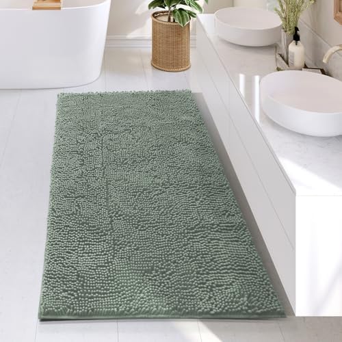Hearth & Harbor Bathroom Rugs, Chenille Bath Mat - Image 2