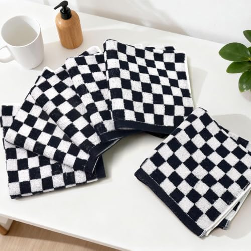 Washcloths 12 Pack Checkered - Image 2