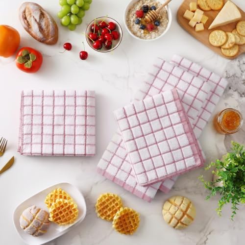 Homaxy Premium Kitchen Towels, Check Design - Image 2