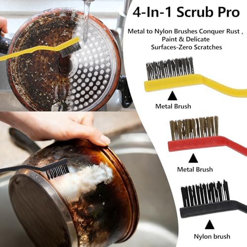 17Pcs Window Track Cleaner Door Tracks Groove Crevice Cleaning Brushes Tools - Image 6