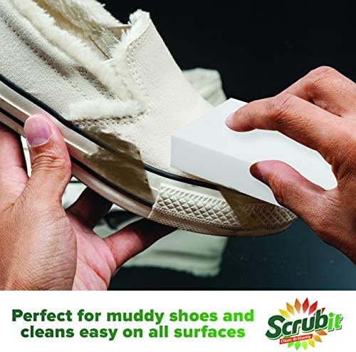 Extra Thick Magic Sponge Eraser by SCRUBIT- Kitchen, Floor and Wall Cleaner - Image 6