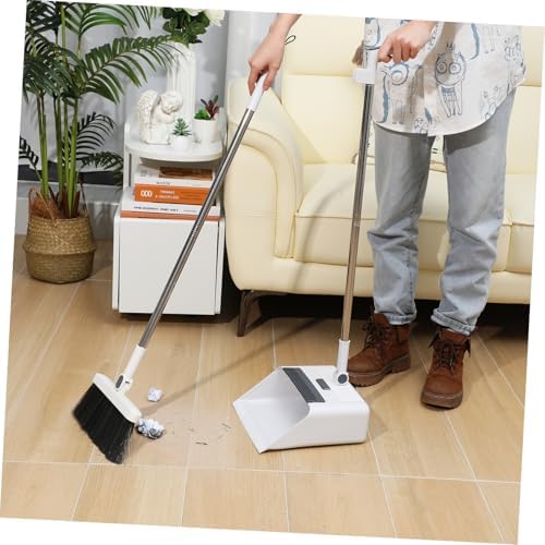 Foldable Broom and Standing Dustpan Set, Durable 3-in-1 Cleaning Set - Image 3