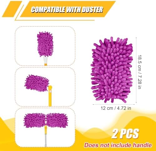 2pcs Duster Refills, Microfiber Dusters Heavy Duty Refills 360 Ceiling Fan - Image 2