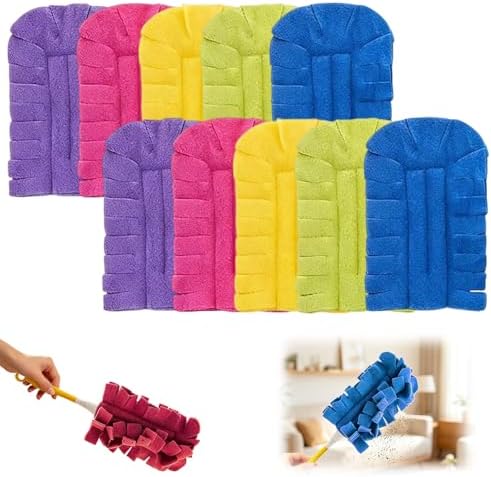 Reusable Duster Refills for Swiffer, 2026 New Washable Heavy Duty Duster Pads by Yeeoak