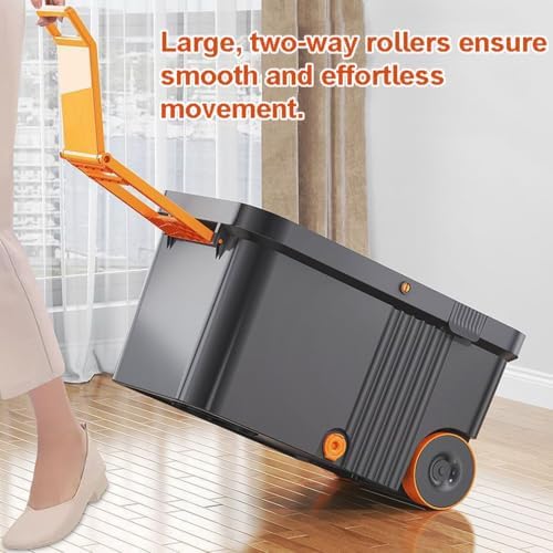 Kitchen 360 Spin Mop with Detachable Bucket, 6 Microfiber Mop Pads - Image 7