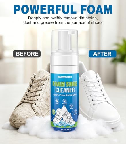 Shoe Cleaner, 6.76 Oz White Shoe Cleaning Kit - Image 3