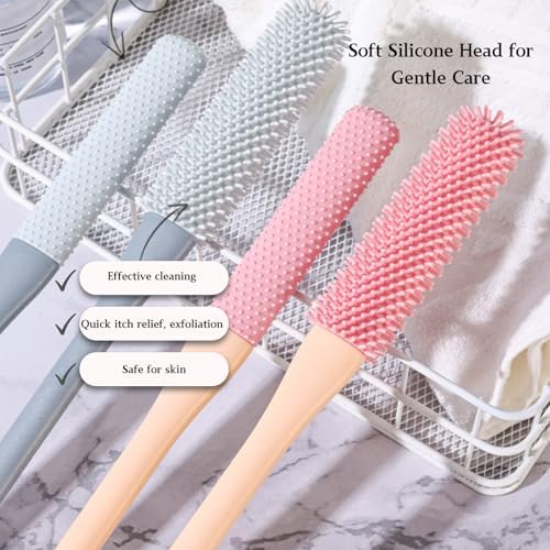 Toe Cleaning Brush with 15.7" Long Handle, Foot Scrubber in Shower - Image 5