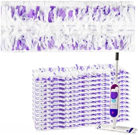 12 Pack Mop Pad Refills Compatible by Fenkabs