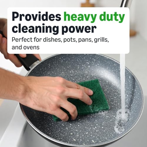 Amazon Basics Heavy Duty Scour Pads, Dish Scrubber - Image 2