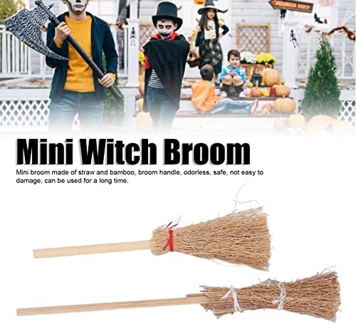 Bamboo Witch Mini Brooms, Cosplay & Party Decorations - Image 6