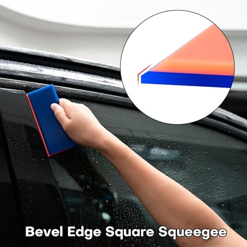 NEWISHTOOL 5-Inch Window Tint Squeegee Rubber Blade Without Handle, 2 Pack - Image 4