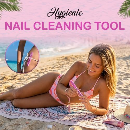 CLAWD Nail Cleaning Brush, Contoured Fingernail Scrub Brush - Image 5