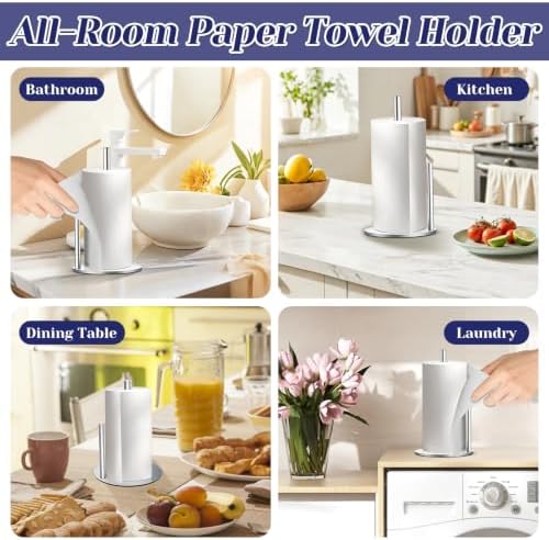 Sliver Paper Towel Holder, Countertop Paper Towel Holder - Image 2