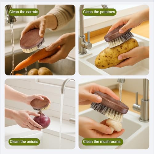 SAMEBUTECO Fruit & Vegetable Cleaning Brushes - Image 6