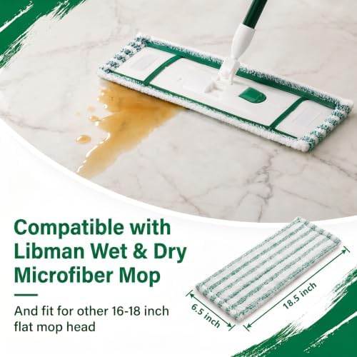 2 Pack Mop Head Replacement Compatible - Image 2