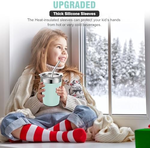 2pcs Stainless Steel Toddler Cups, 12oz Kids Cups - Image 6