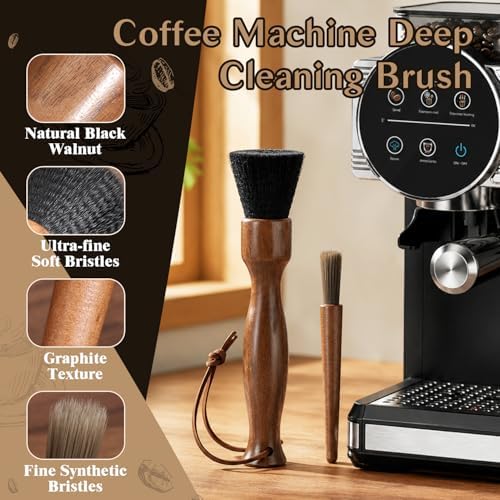 Belongtous 5Pcs Coffee Grinder Cleaning Brush Set, Complete Coffee Cleaning Kit - Image 3