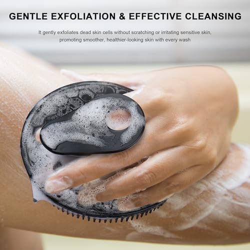 INNERNEED Silicone Body Scrubber Gentle Exfoliating Brush Set - Image 6