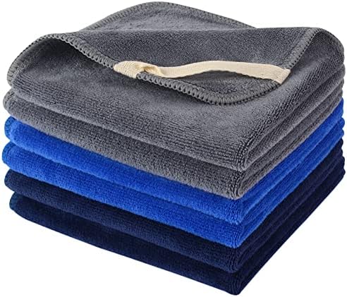 SINLAND Microfiber Facial Cloths Fast Drying Washcloth 12inch x 12inch by SINLAND
