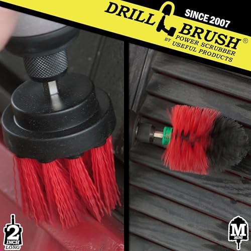 2 Piece Outdoor Cleaning Scrub Brushes - Image 2