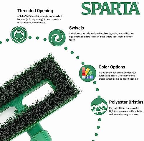 SPARTA 3638831EC09 Polyester Rectangle Scrub Brush, Floor Brush, Cleaning Brush - Image 5