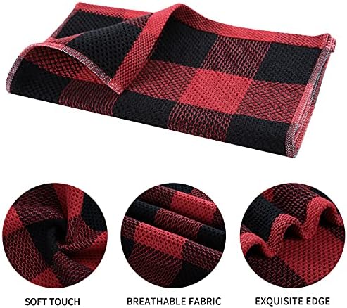 Mordimy 100% Cotton Kitchen Towels and Dishcloths Set, 8 Pack - Image 2