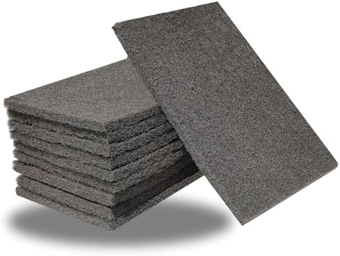 Tonmp 10 Pack 6 x 9 Inch 800 Grit General Purpose Scuff Pads by Tonmp