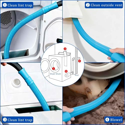 Dryer Vent Cleaner Kit with Dryer Vacuum Hose Attachment - Image 4