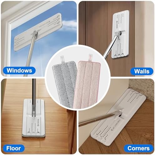JOYMOOP Mop Replacement Pads, Reusable Microfiber Mop Pads - Image 6