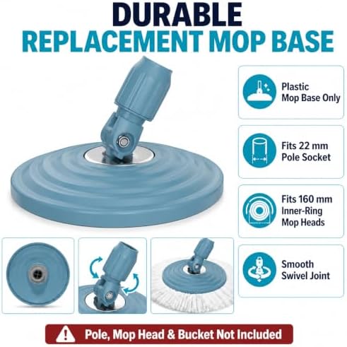Plastic Mop Base Replacement for RinseWise Spin Mop Bucket - Image 5