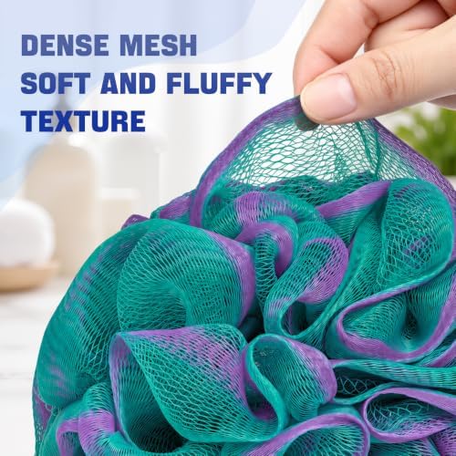 AmazerBath Loofah Sponge 75g/Piece, Exfoliating Bath Sponge Body Scrubber - Image 5