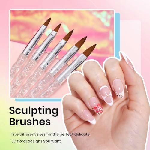 Beetles 31pcs Nail Art Brushes, Dotting Tools, Nail Art Pens, Dust Brush - Image 4