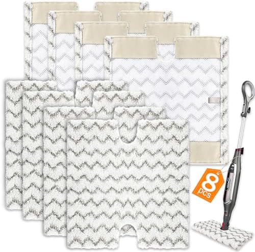 8 Pack Steam Mop Replacement Pads by Unknown