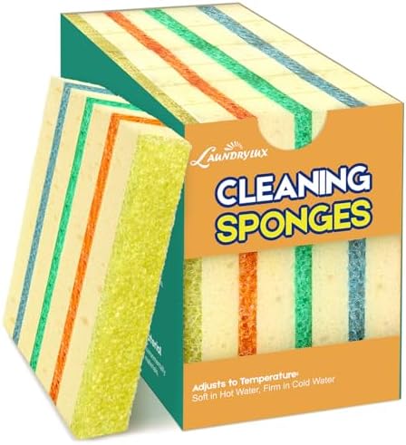 LAUNDRYLUX 12 Pack Scrub Sponge by LAUNDRYLUX