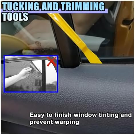 2PCS Car Window Tint Tools, Flexible Vinyl Wrap Squeegee - Image 6
