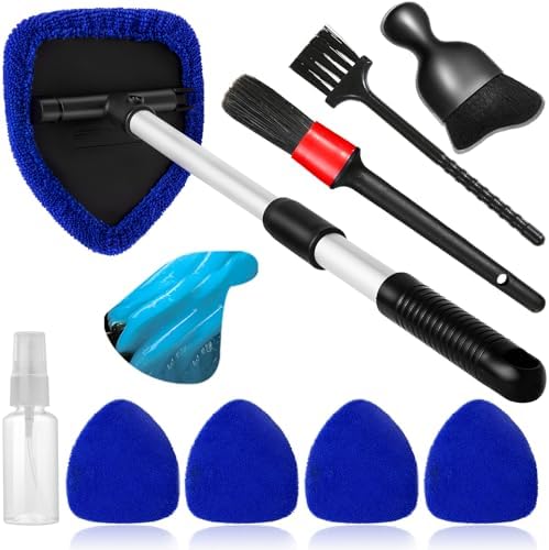 Qydipclin 10pcs Windshield Cleaner Tool Car Interior Window Cleaning Kit by Qydipclin