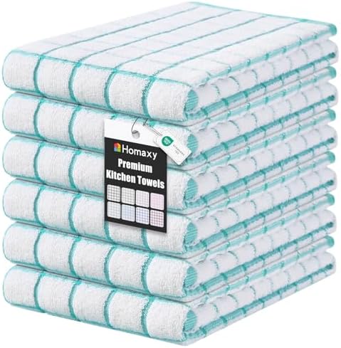 Homaxy Premium Kitchen Towels, Check Design by Homaxy