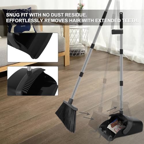 Black Broom and Dustpan Combo Set - Image 7