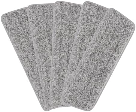 16.5 inch Reusable Mop Pads Microfiber Spray Mop Replacement Heads by H-Gamely