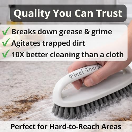 Scrub Brush, Soft-Medium Bristle Scrub Brush - Image 4