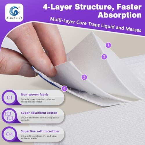 GLIMGLINT Mop Pad Refills Compatible - Image 3