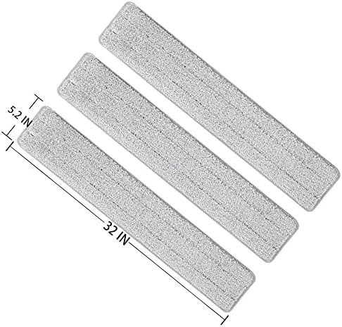 Washable Microfiber Pads 32" Replacement 6 Pack Fit - Image 2