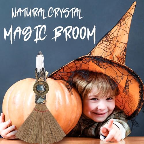 RENEMEGO Witch Crystal Altar Broom - Image 3