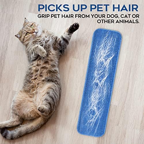 MATTHEW 18'' Microfiber Spray Mop Replacement Pads Heads - Image 6