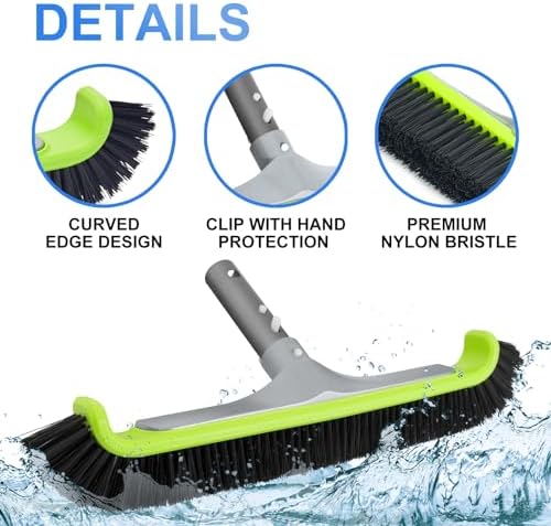 Sepetrel 17.5-Inch Curved Pool Brush Head - Image 5