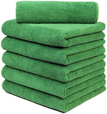 CARCAREZ Premium Microfiber Detailing Towels, 340 GSM Lint Free Car Buffing by CARCAREZ