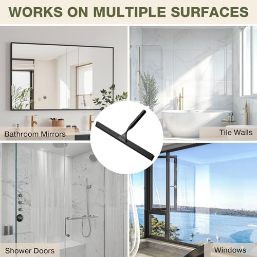 FARMER 10-Inch Shower Squeegee for Glass Doors, Windows and Mirrors - Image 5